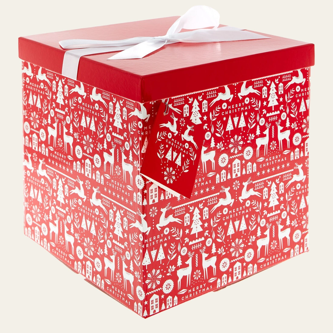 Red Christmas Gift Boxes with Lid - Hot Custom Boxes