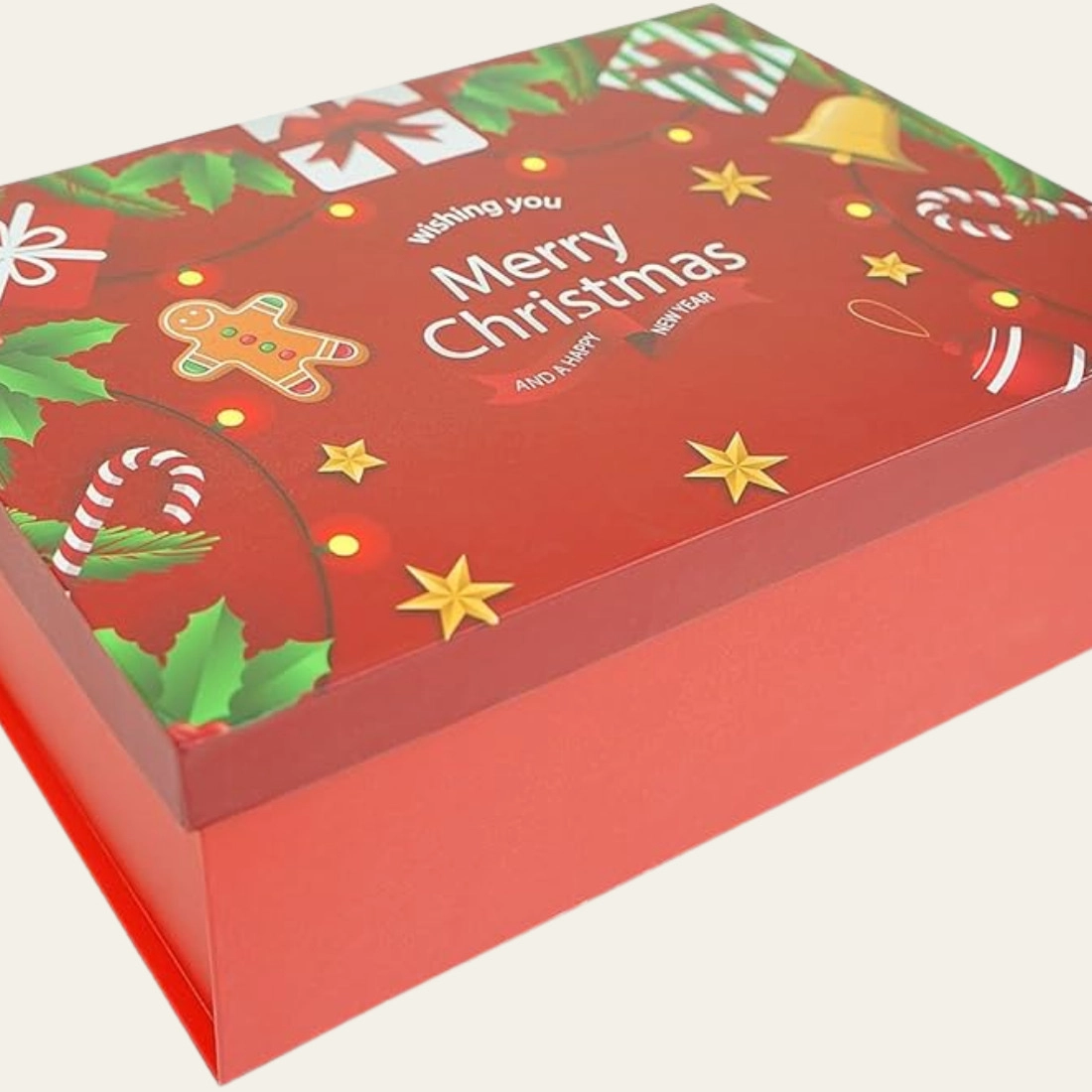Red Christmas Gift Boxes - Hot Custom Boxes