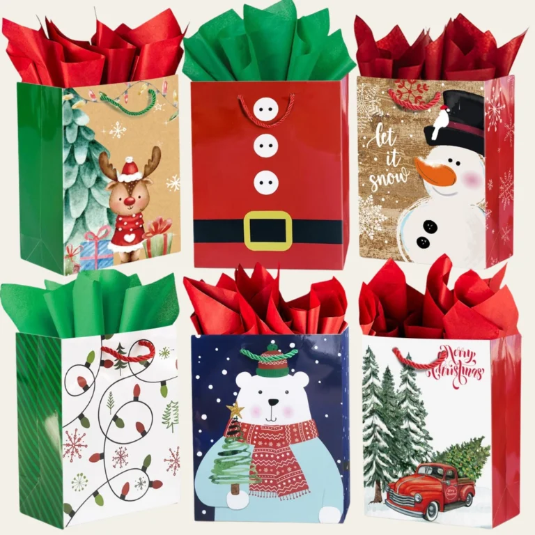 Christmas Gift Bags with Handles - Hot Custom Boxes