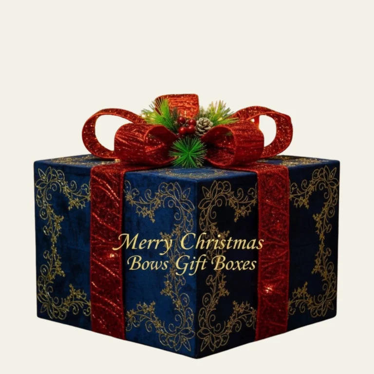 Merry Christmas Bows Gift Boxes - Hot Custom Boxes