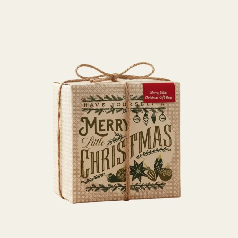 Merry Little Christmas Gift Bags - Hot Custom Boxes