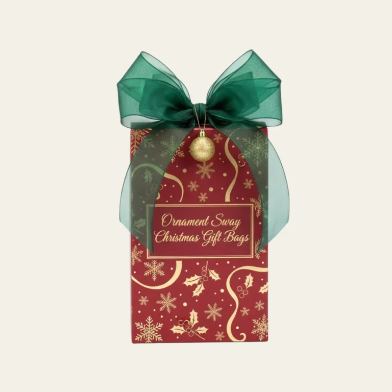 Ornament Sway Christmas Gift Bags - Hot Custom Boxes