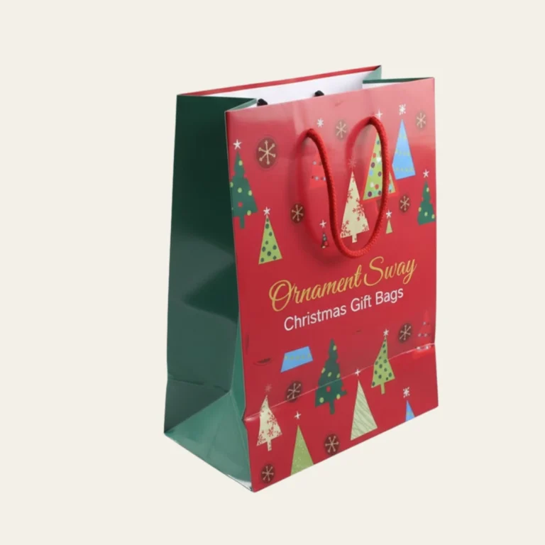 Ornament Sway Christmas Gift Bags - Hot Custom Boxes
