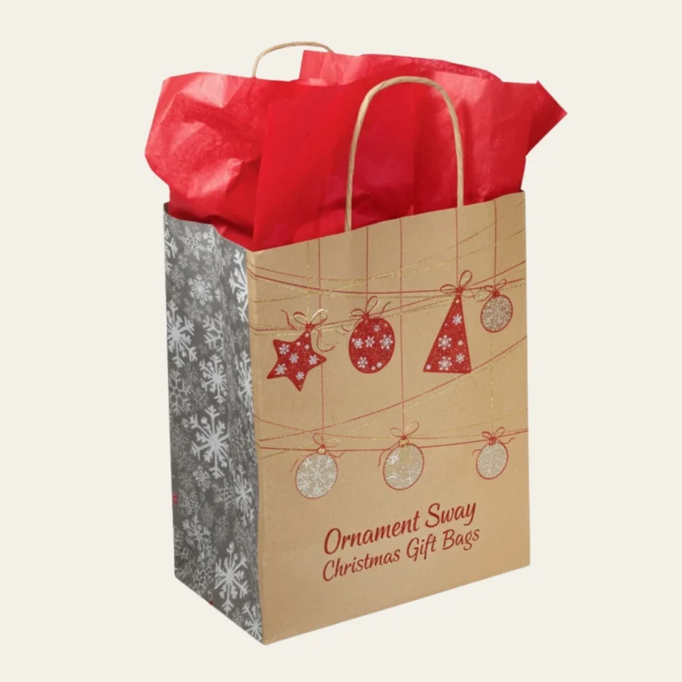 Ornament Sway Christmas Gift Bags - Hot Custom Boxes