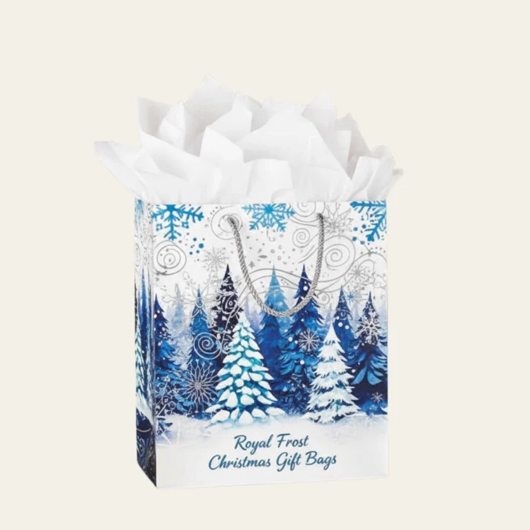 Royal Frost Christmas Gift Bags - Hot Custom Boxes