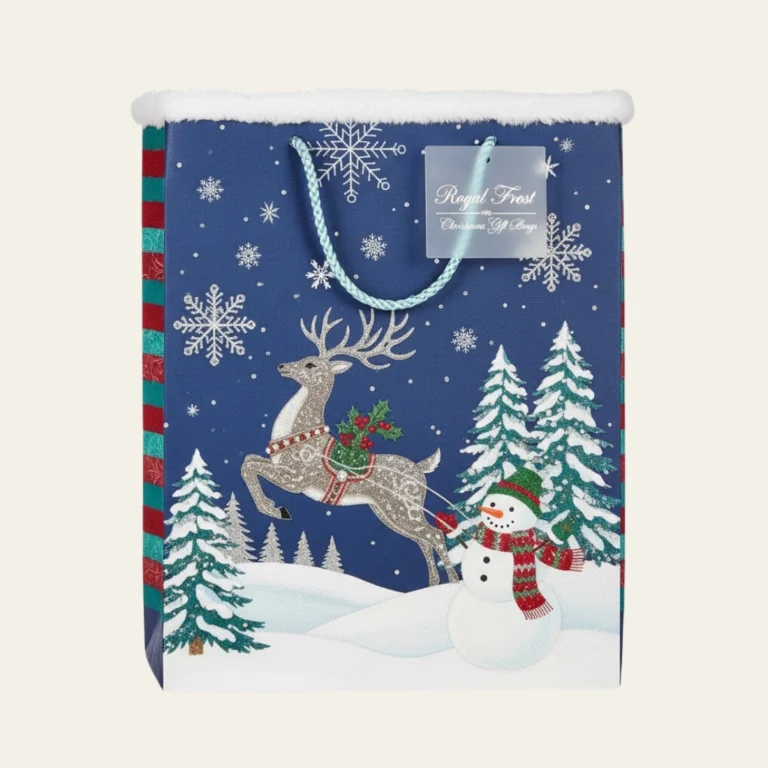 Royal Frost Christmas Gift Bags - Hot Custom Boxes
