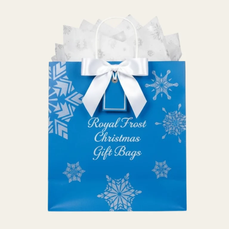 Royal Frost Christmas Gift Bags - Hot Custom Boxes