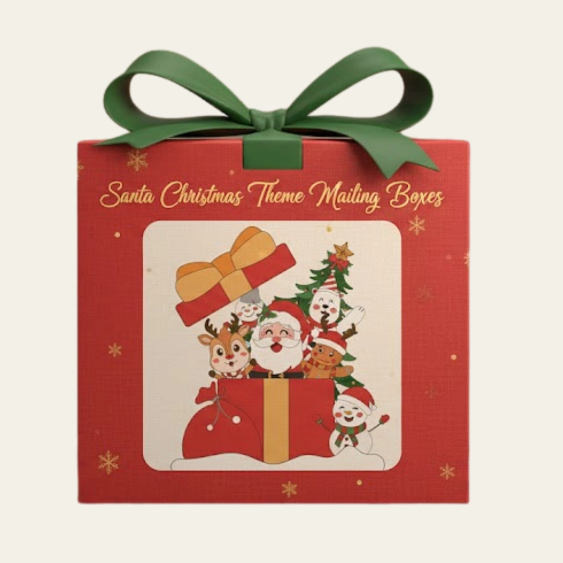 Santa Christmas Theme Mailing Boxes - Hot Custom Boxes