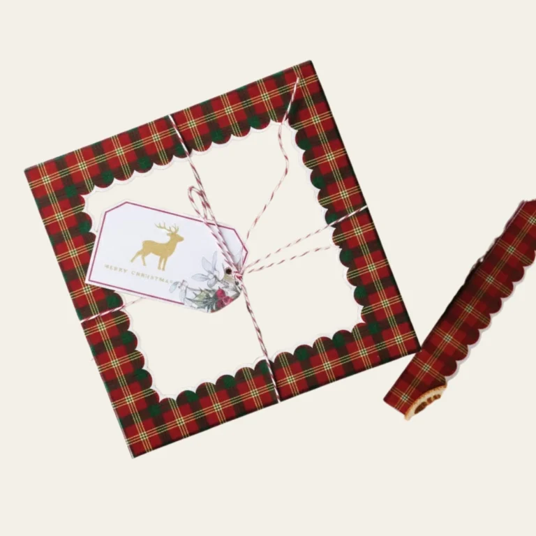 Merry Christmas Plaid Boxes - Hot Custom Boxes