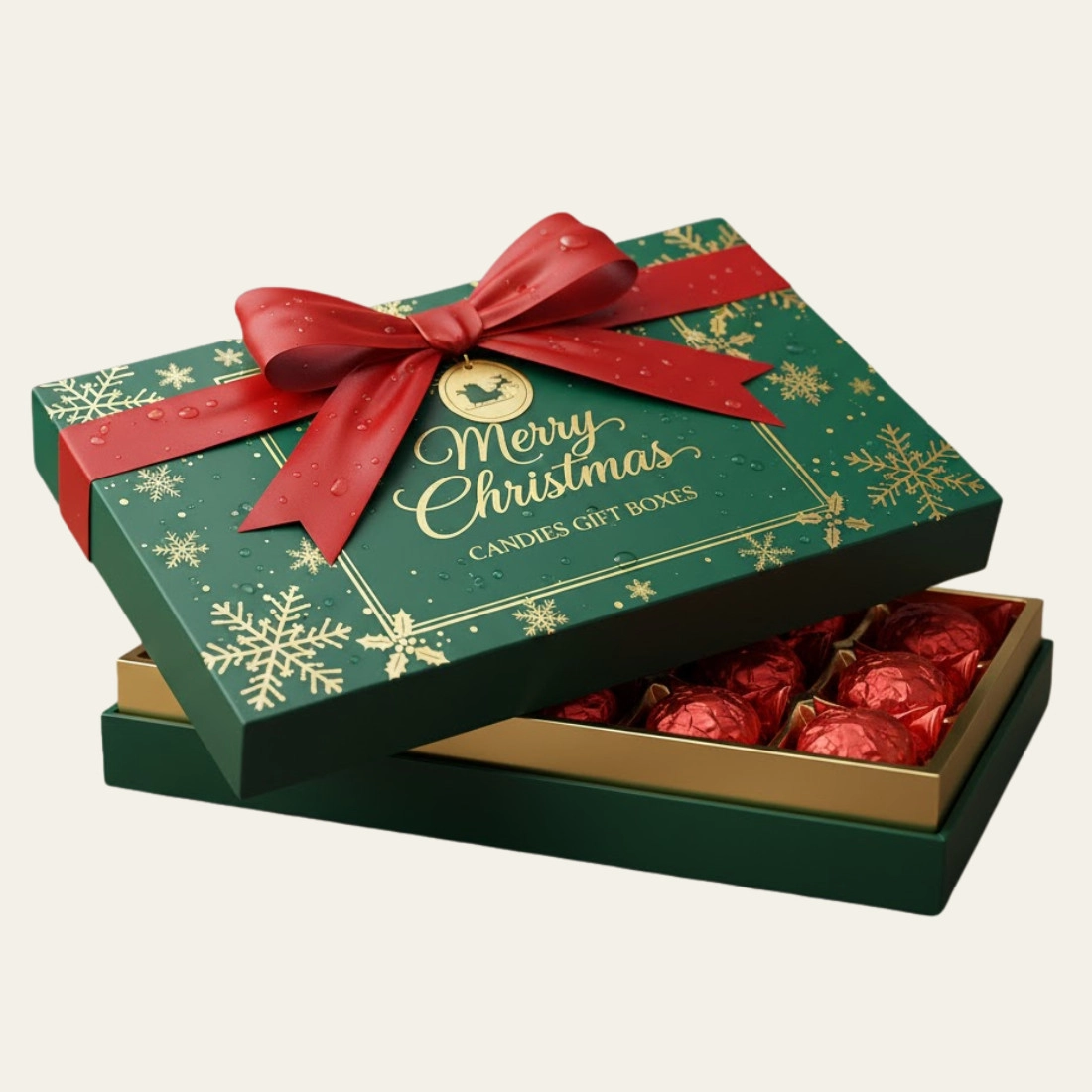 Merry Christmas Candies Gift Boxes - Hot Custom Boxes
