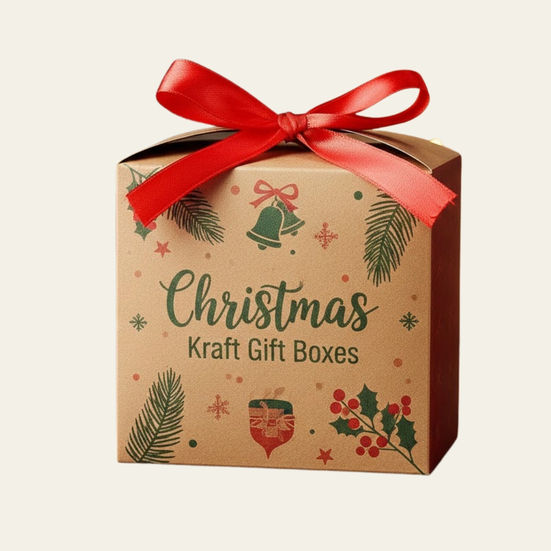 Christmas Kraft Gift Boxes - Hot Custom Boxes