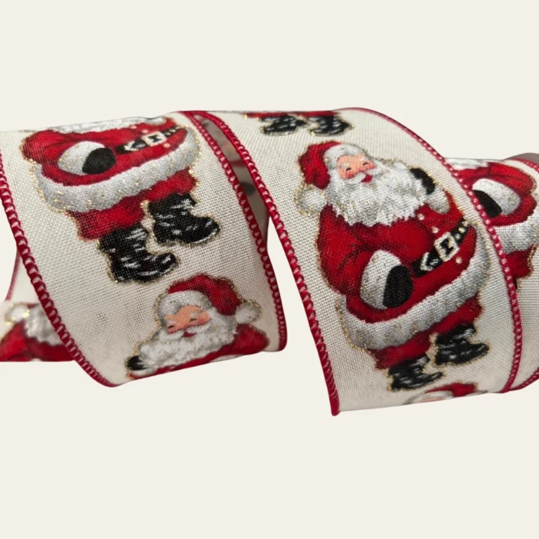 Santa Claus Ribbon - Hot Custom Boxes