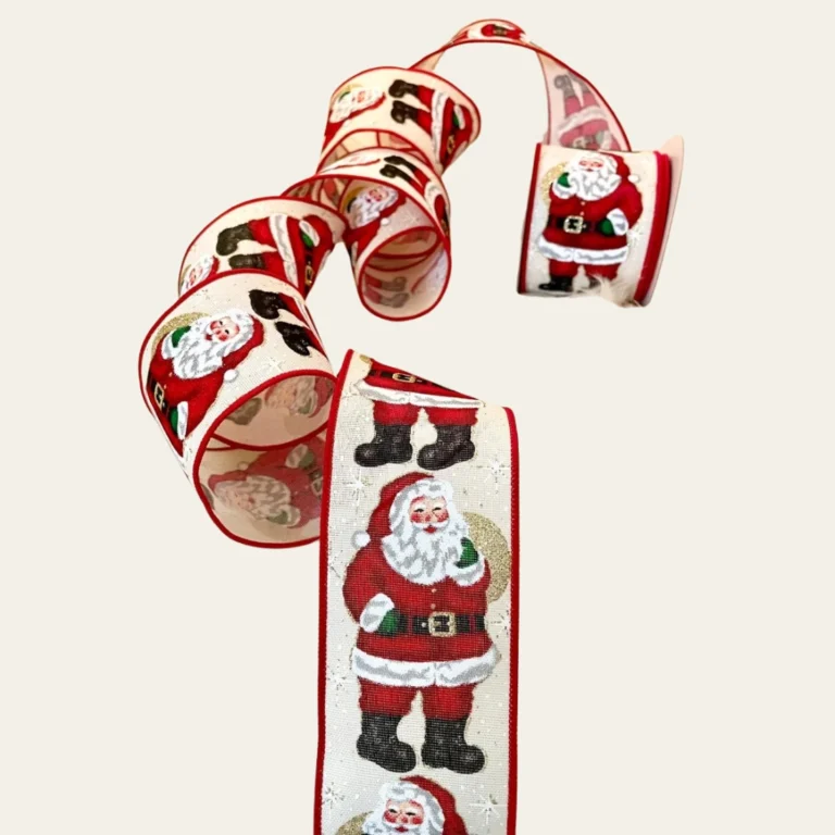 Santa Claus Ribbon - Hot Custom Boxes