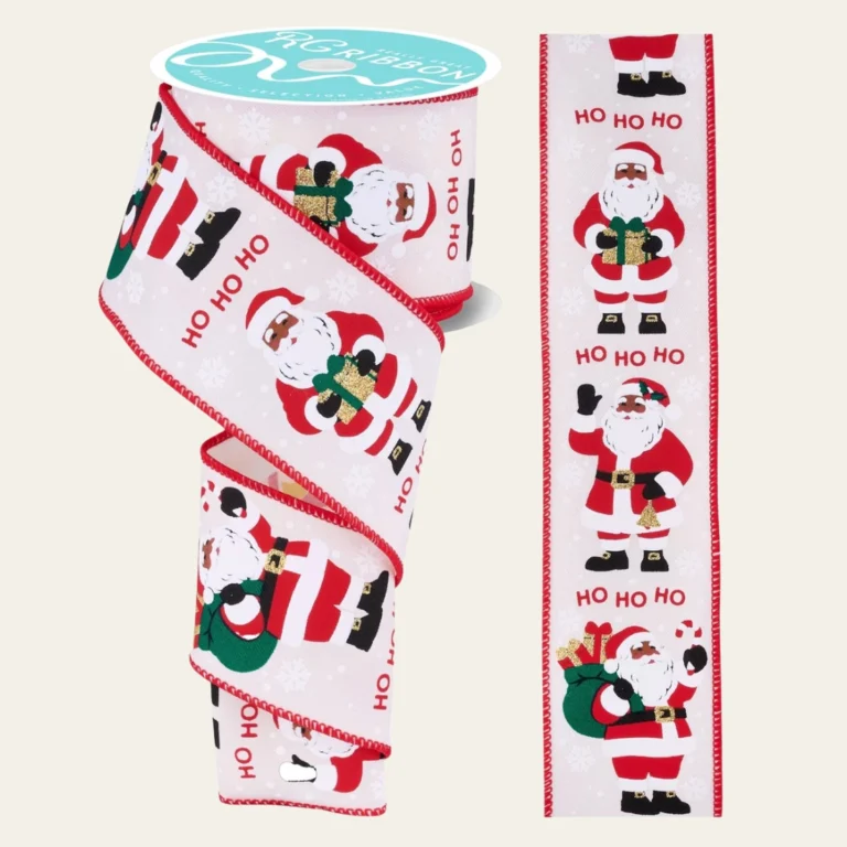 Santa Claus Ribbon - Hot Custom Boxes