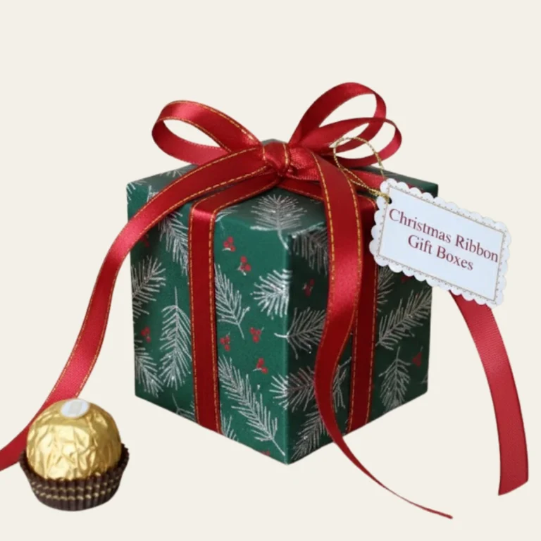 Christmas Ribbon Gift Boxes - Hot Custom Boxes