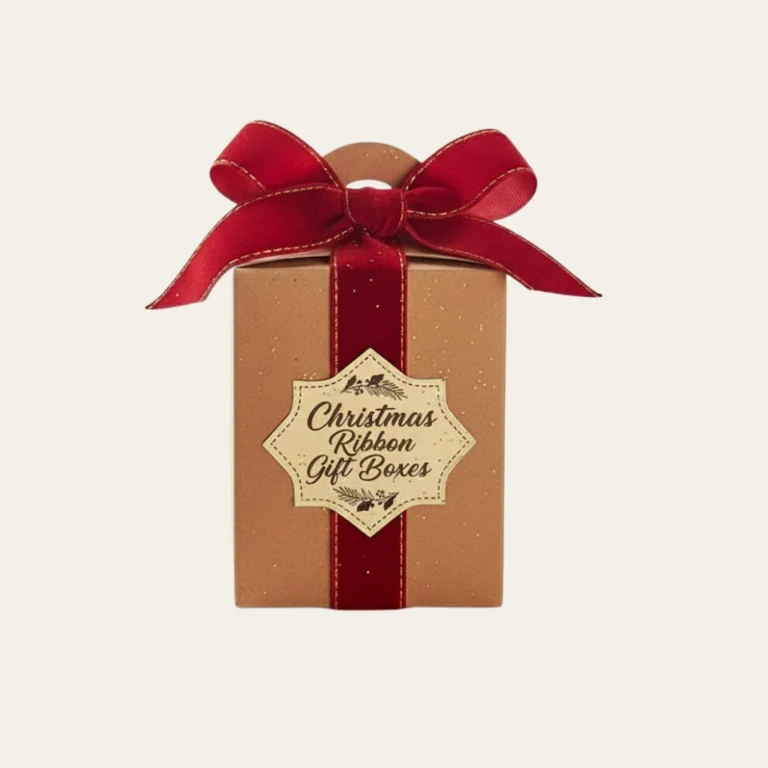 Christmas Ribbon Gift Boxes - Hot Custom Boxes