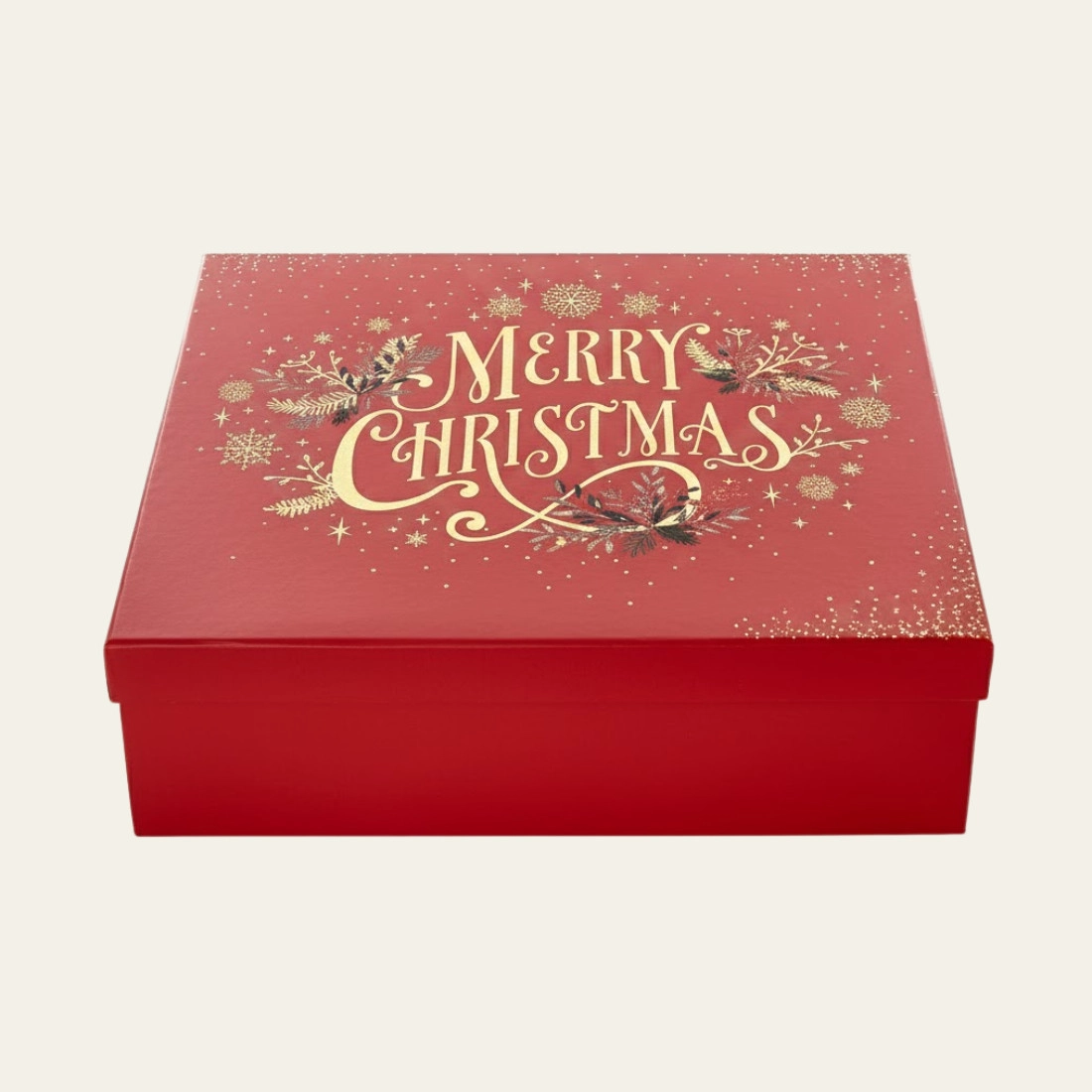 Red Merry Christmas Boxes - Hot Custom Boxes