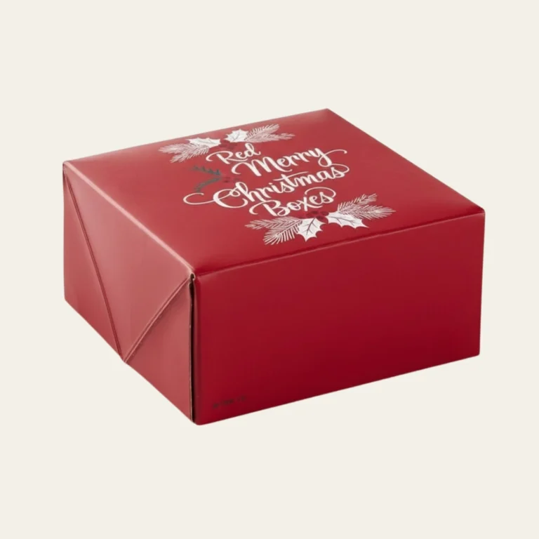Red Merry Christmas Boxes - Hot Custom Boxes