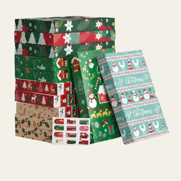 Patterned Shirt Christmas Gift Boxes - Hot Custom Boxes