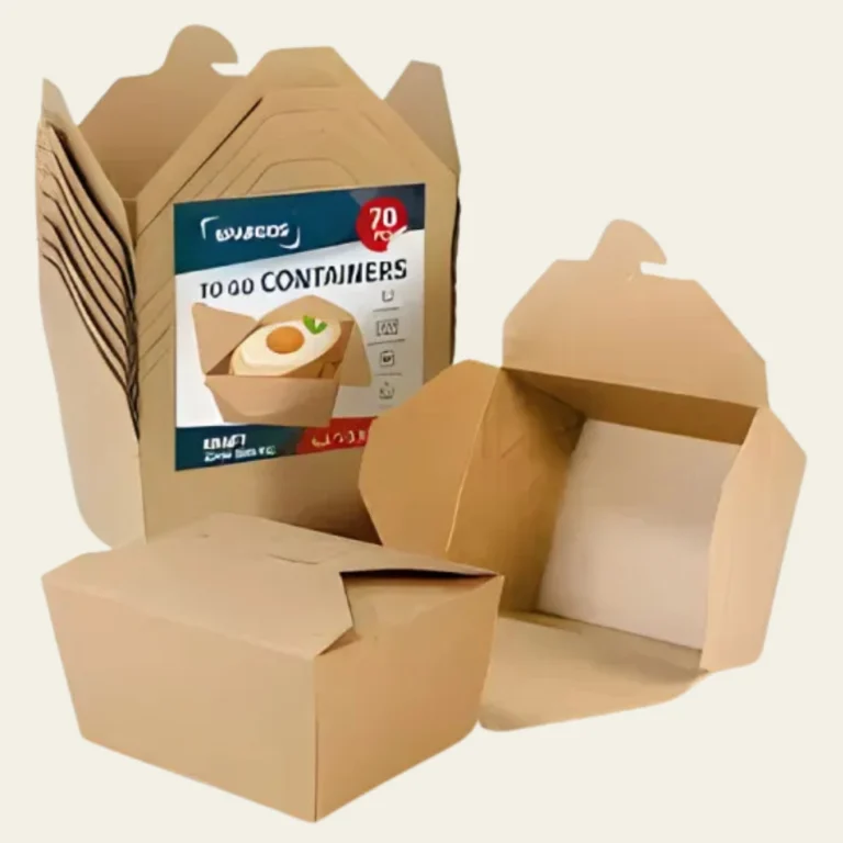 Kraft Brown Take Out Boxes - Hot Custom Boxes
