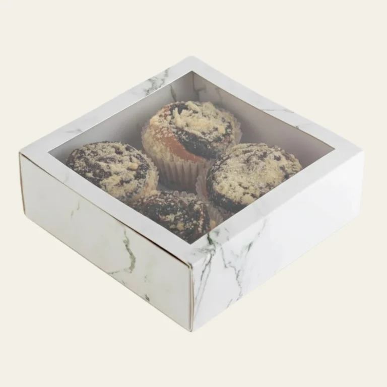 Square White Clear Window Gift Boxes - Hot Custom Boxes
