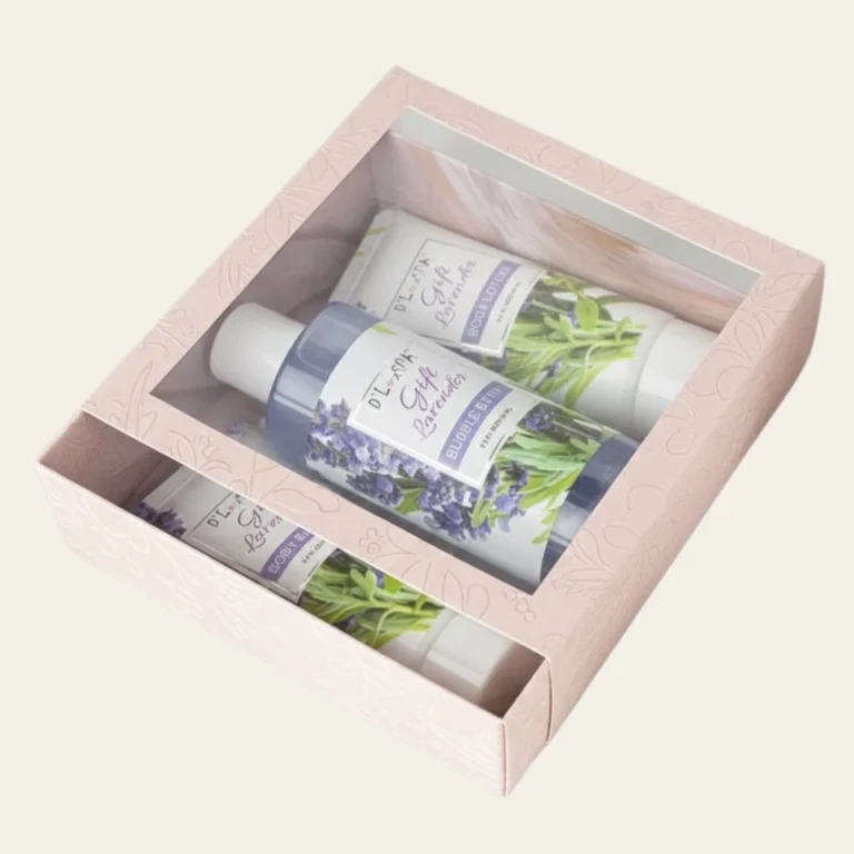 Square Pink Clear Window Gift Boxes - Hot Custom Boxes