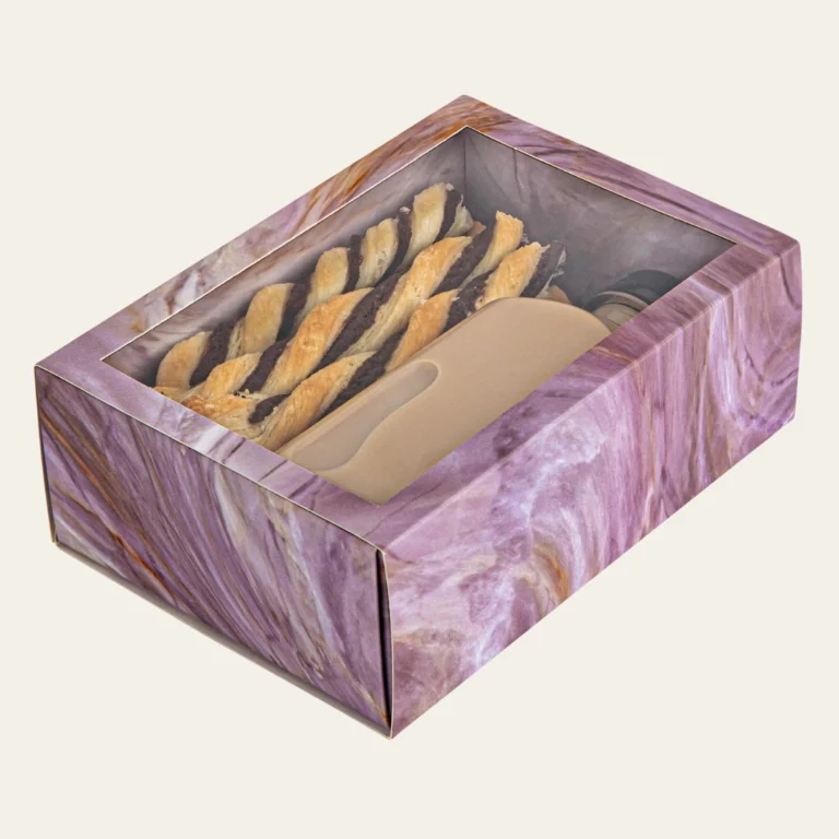 Square Pink Clear Window Gift Boxes - Hot Custom Boxes