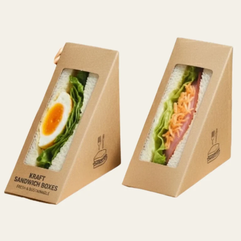 Kraft Sandwich Boxes - Hot Custom Boxes