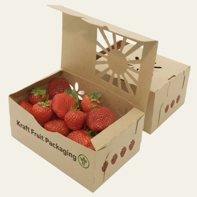 Kraft Fruit Packaging Boxes - Hot Custom Boxes