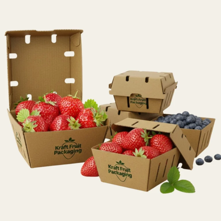 Kraft Fruit Packaging Boxes - Hot Custom Boxes