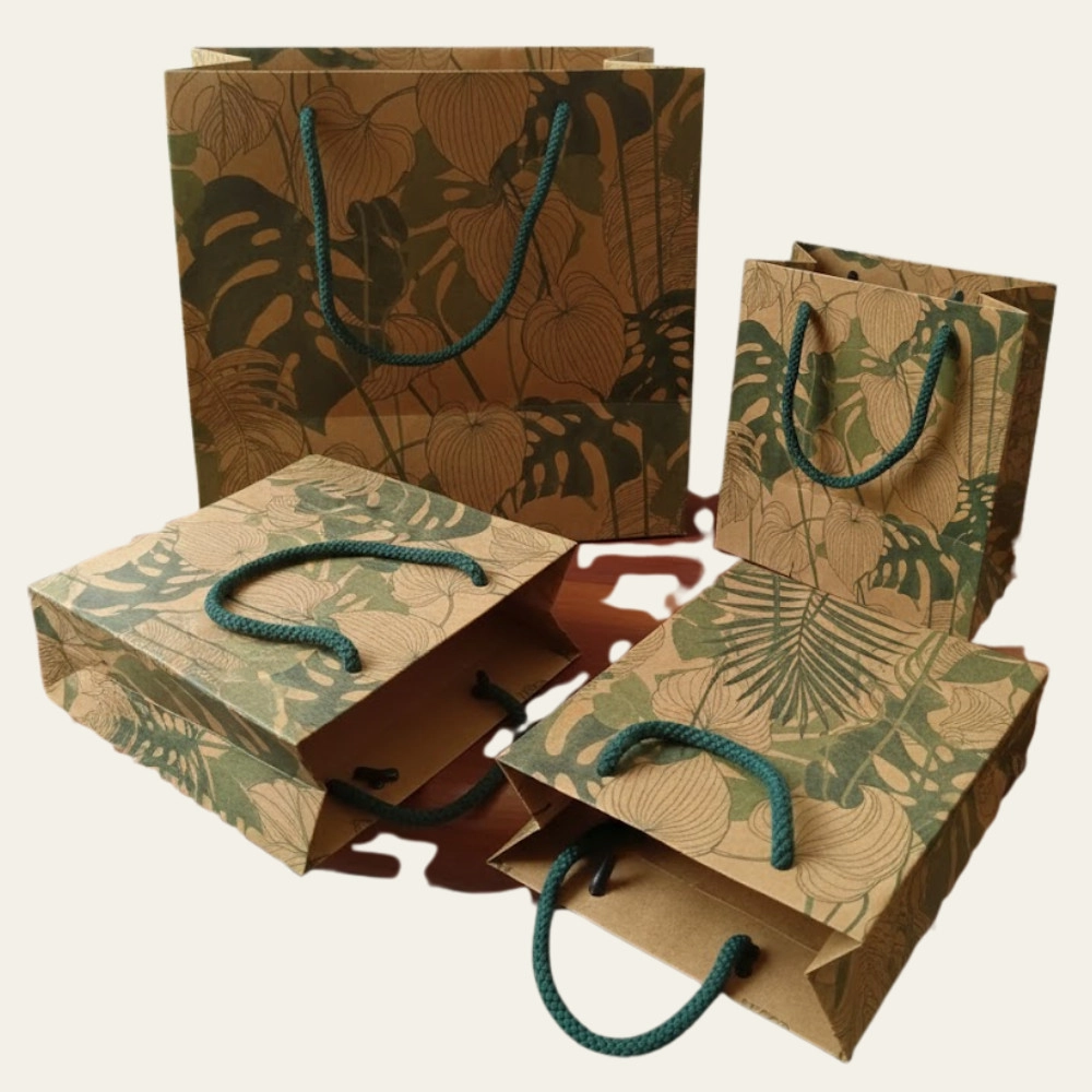 Trapezoid Paper Bags - Hot Custom Boxes
