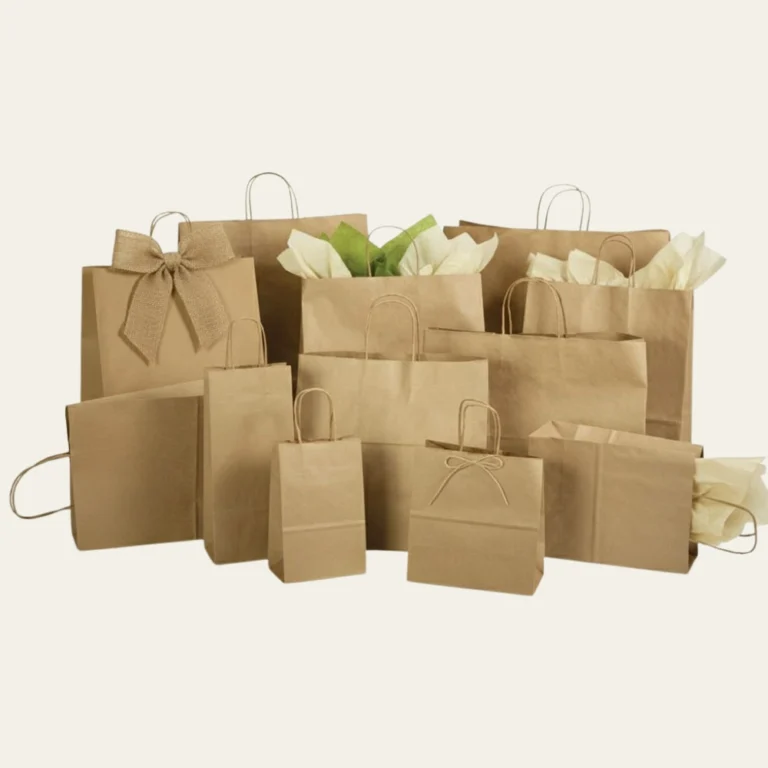 Kraft Shopping Bags - Hot Custom Boxes