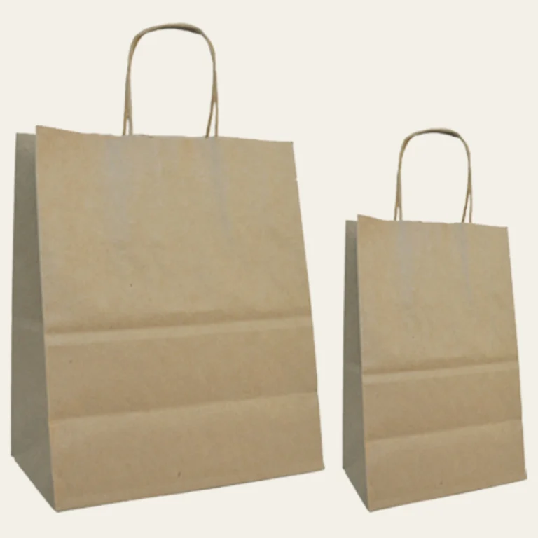 Kraft Shopping Bags - Hot Custom Boxes
