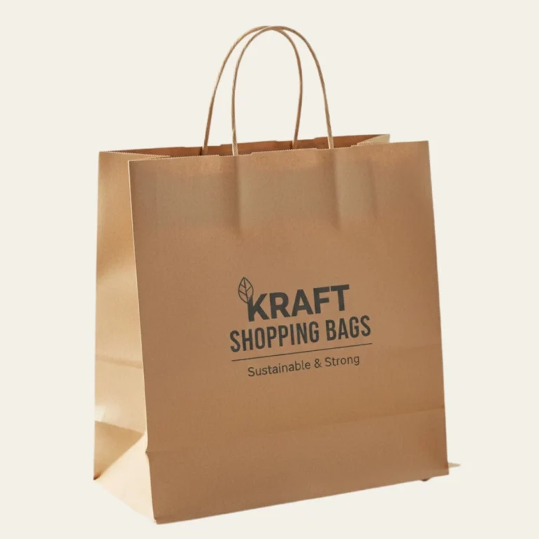 Kraft Shopping Bags - Hot Custom Boxes