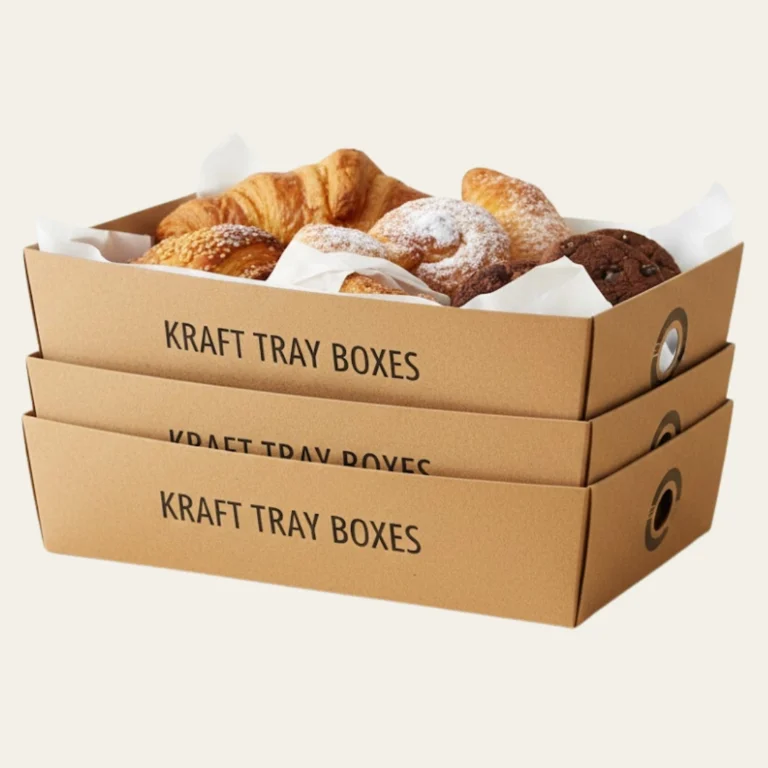 Kraft Tray Boxes - Hot Custom Boxes