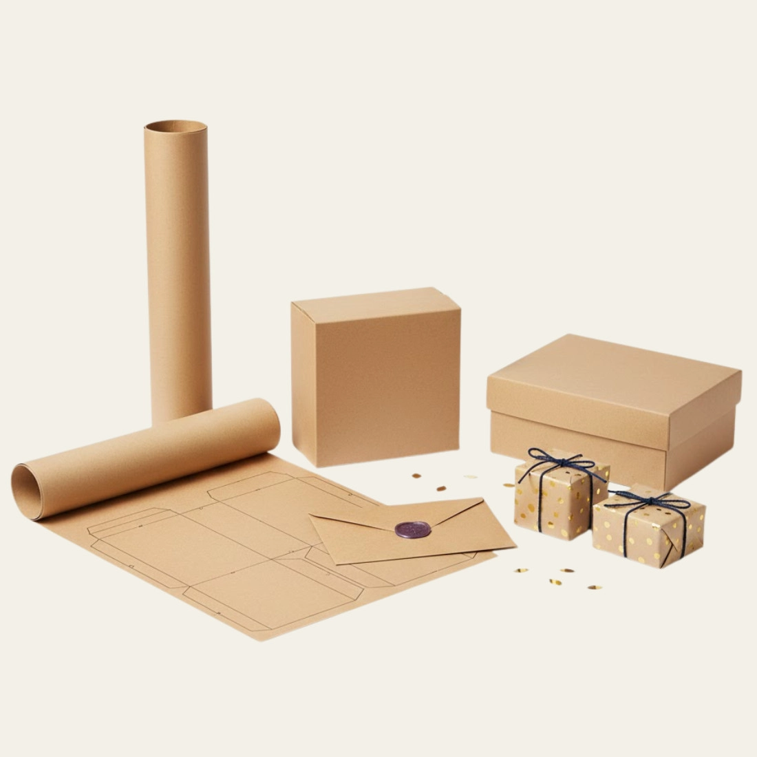 Kraft Wrap Boxes - Hot Custom Boxes