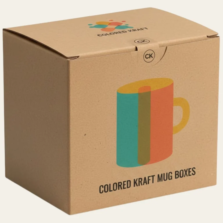 Colored Kraft Mug Boxes - Hot Custom Boxes
