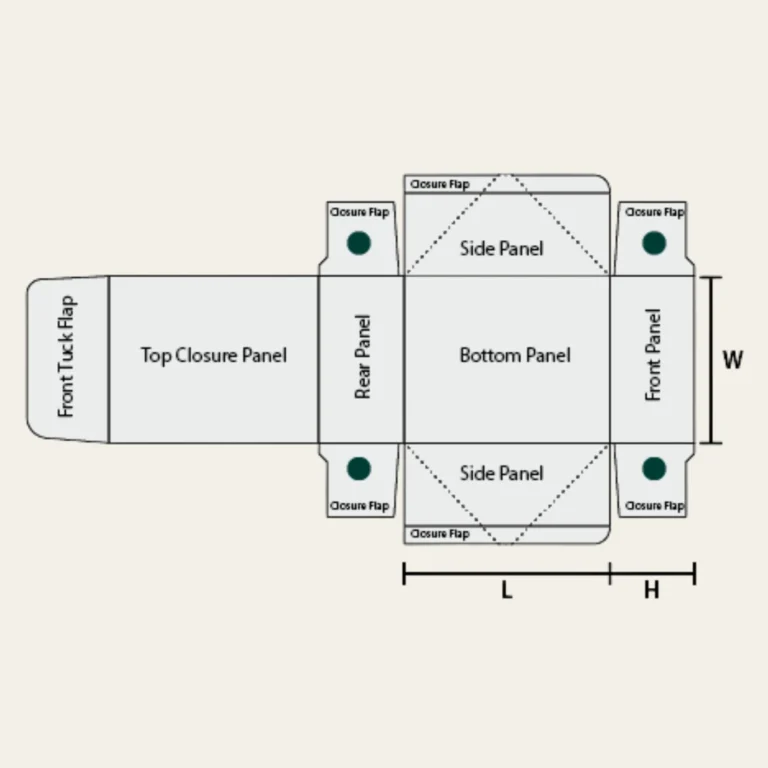 Four Corner with Display Lid Boxes - Hot Custom Boxes