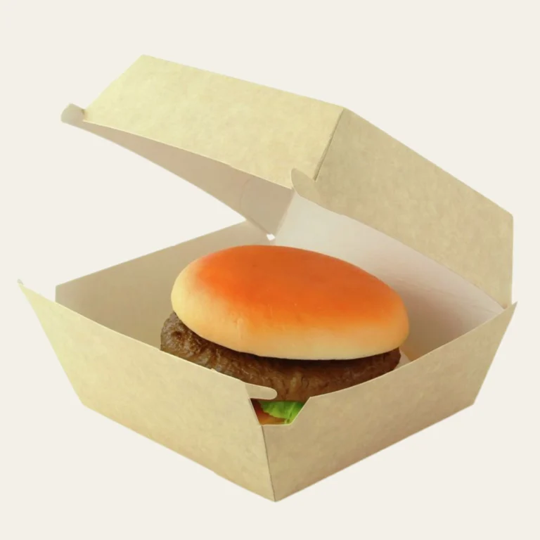 Kraft Burger Boxes - Hot Custom Boxes