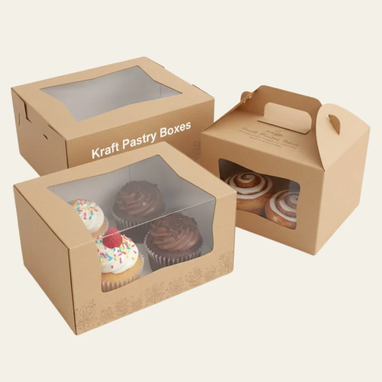 Kraft Pastry Boxes - Hot Custom Boxes