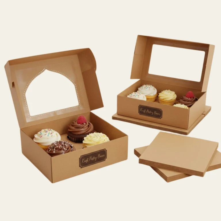 Kraft Pastry Boxes - Hot Custom Boxes