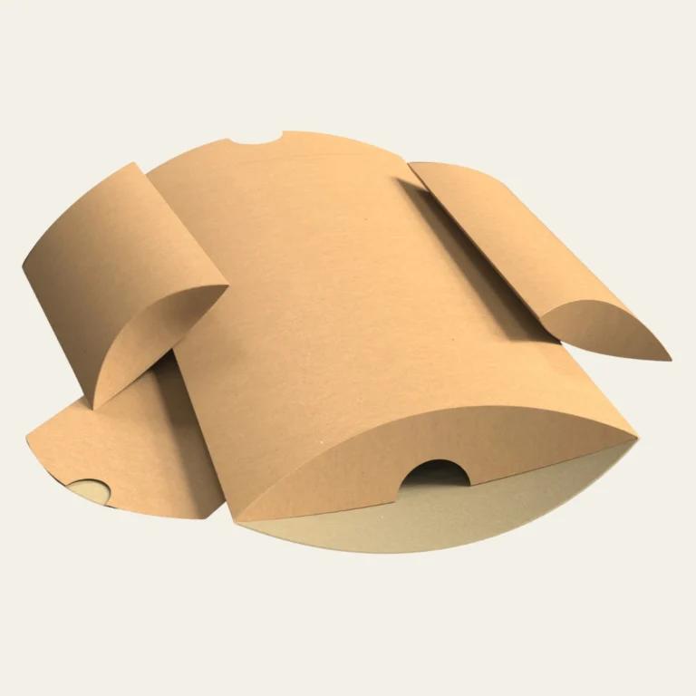 Kraft Paper Pillow Boxes - Hot Custom Boxes
