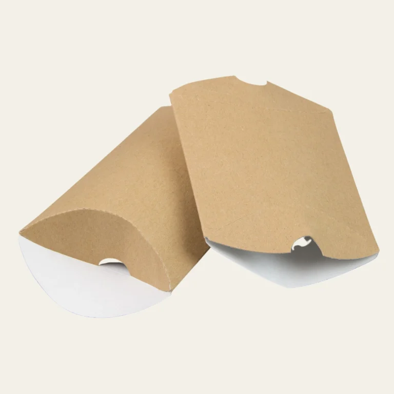 Kraft Paper Pillow Boxes - Hot Custom Boxes