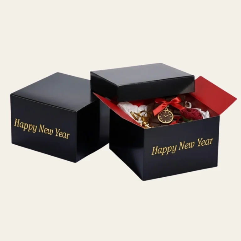 Happy New Year Boxes - Hot Custom Boxes