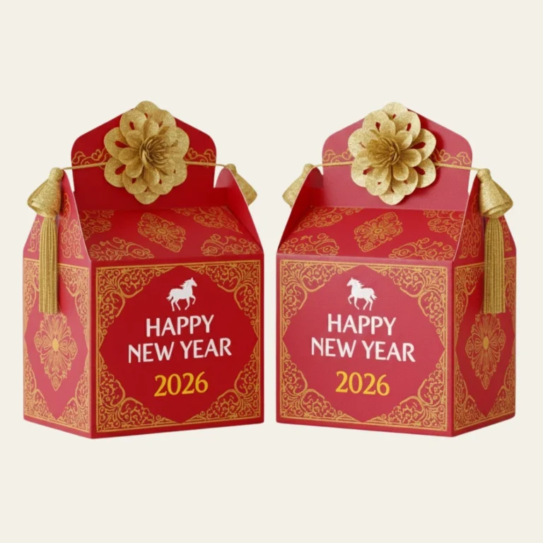 Happy New Year Gift Boxes - Hot Custom Boxes