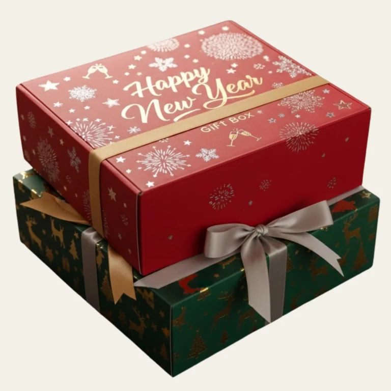 Happy New Year Gift Boxes - Hot Custom Boxes