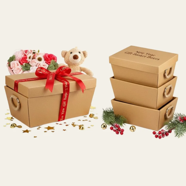 New Year Gift Basket Boxes - Hot Custom Boxes