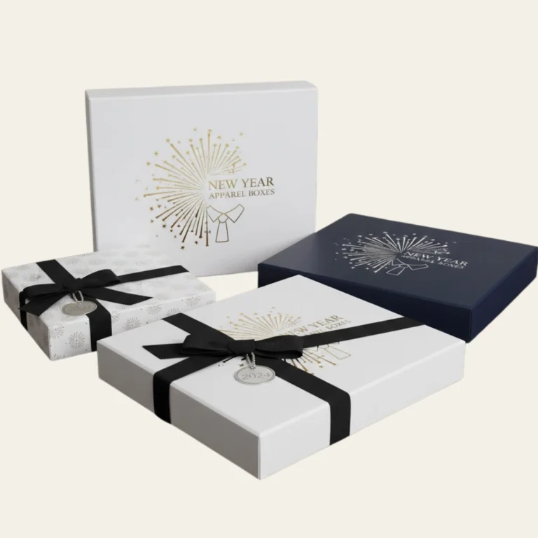 New Year Apparel Boxes - Hot Custom Boxes