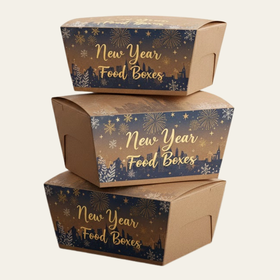 New Year Food Boxes - Hot Custom Boxes