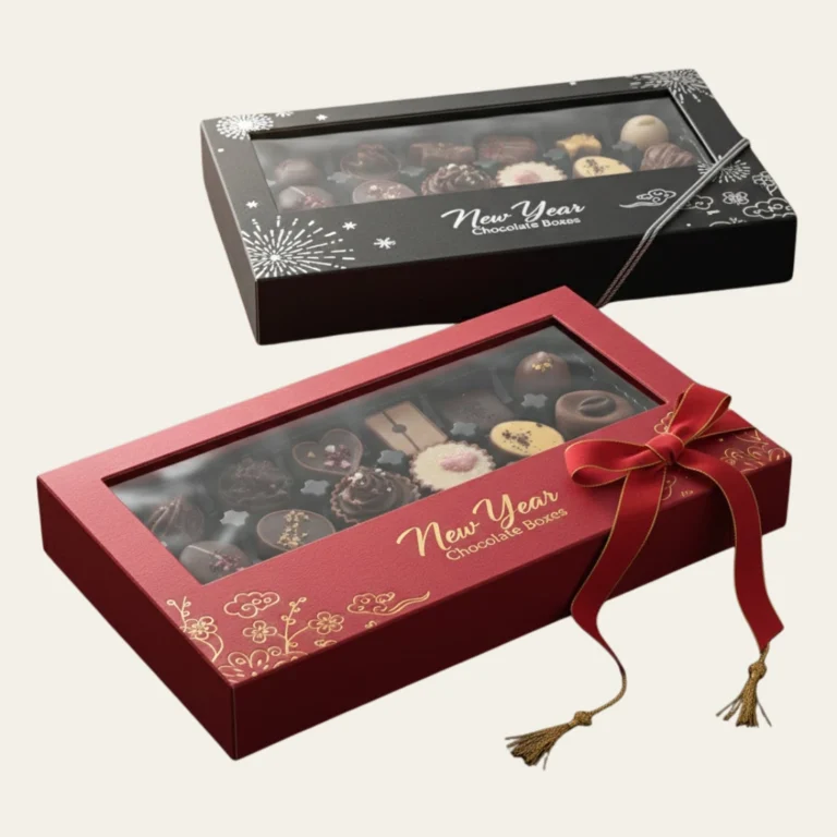 New Year Chocolate Boxes - Hot Custom Boxes